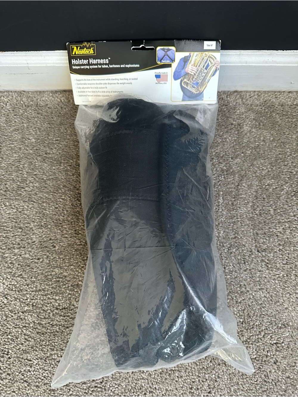 Neotech Soft Harness Loop XL With Swivel Hook Or Loop Connector Black New